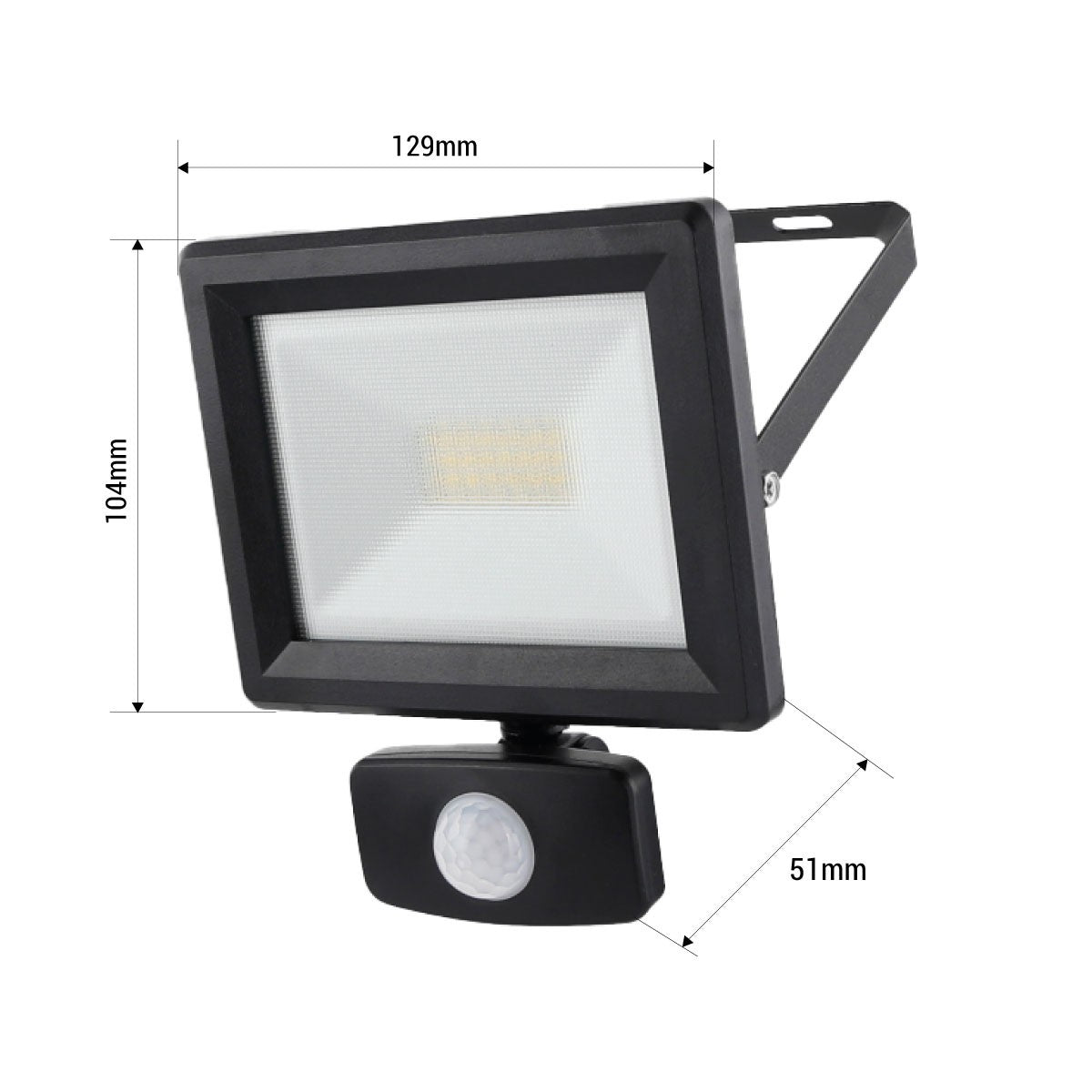 Proyector LED exterior con Sensor de movimiento- IP54 - 120º - 4000K-  20W