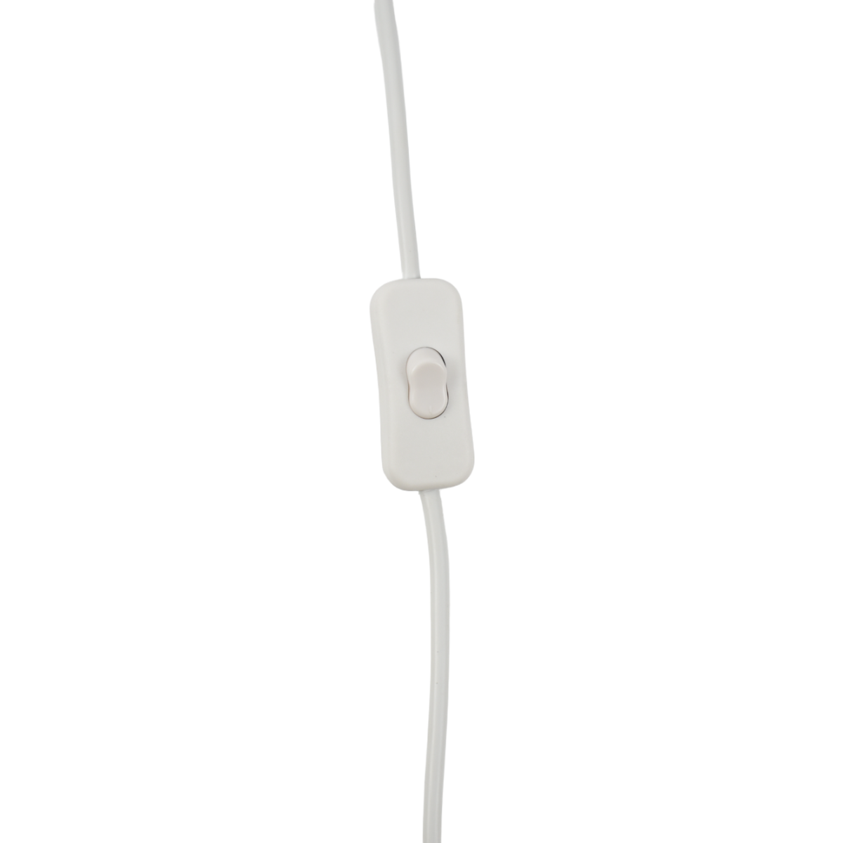 Casquillo E27 con cable de PVC, interruptor y enchufe