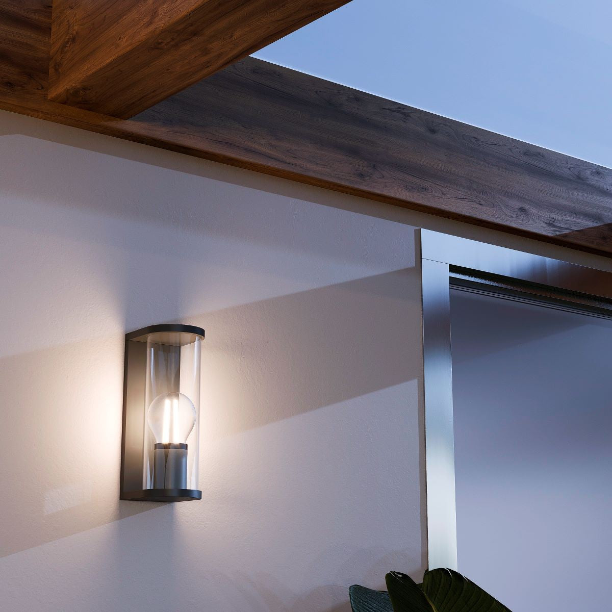 Aplique de pared exterior en aluminio "MARISA" - IP44 - E27