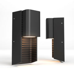 Aplique de pared exterior en aluminio "WINNIE" - IP44 - GU10