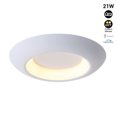 Lámpara de techo LED tipo plafón "FAX" - CCT 3000K - 4000K - 21W