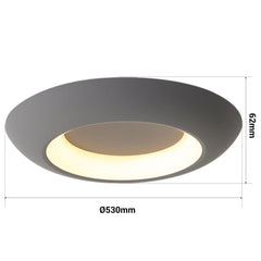Lámpara de techo LED tipo plafón "FAX" - CCT 3000K - 4000K - 21W