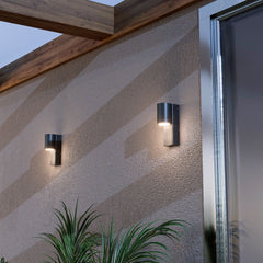 Aplique de pared exterior en aluminio "MALEY" - IP44 - GU10