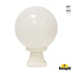 Farol de pie exterior esfera FUMAGALLI "Disma/G250" opal - E27