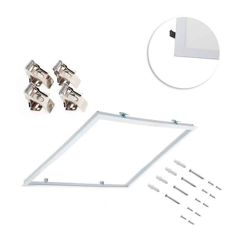 Panel LED empotrable WIFI SMART RGB / RGBW + CCT - 60x60 cm - 40W - Con KIT de montaje