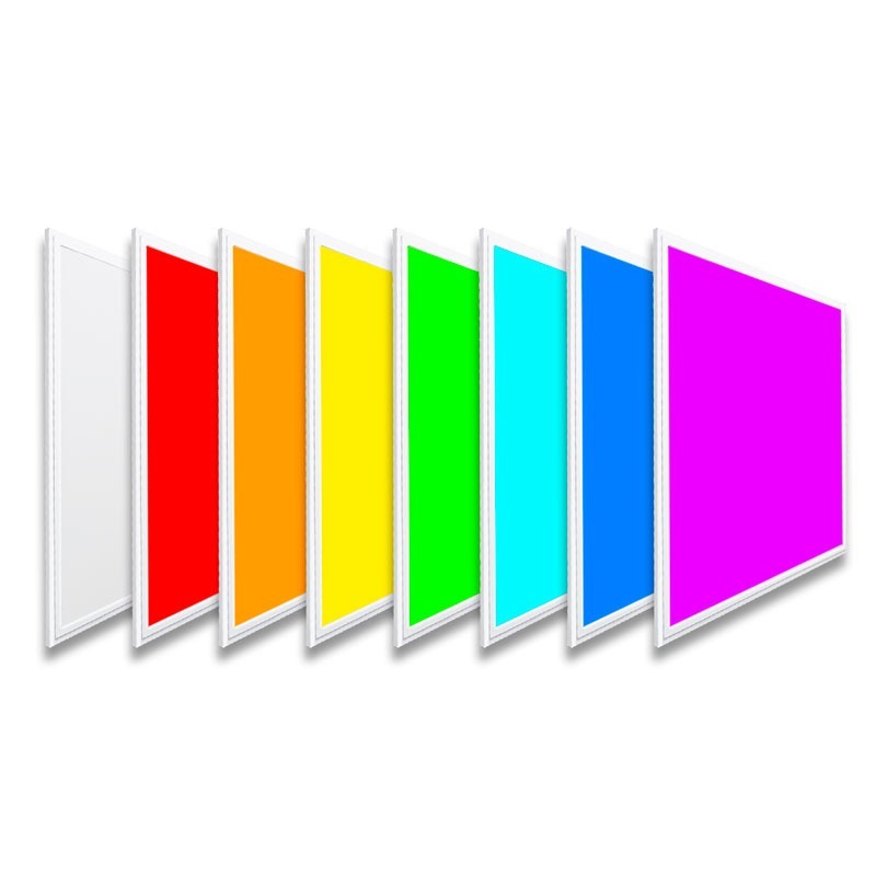 Panel LED empotrable WIFI SMART RGB / RGBW + CCT - 60x60 cm - 40W - Con KIT de montaje
