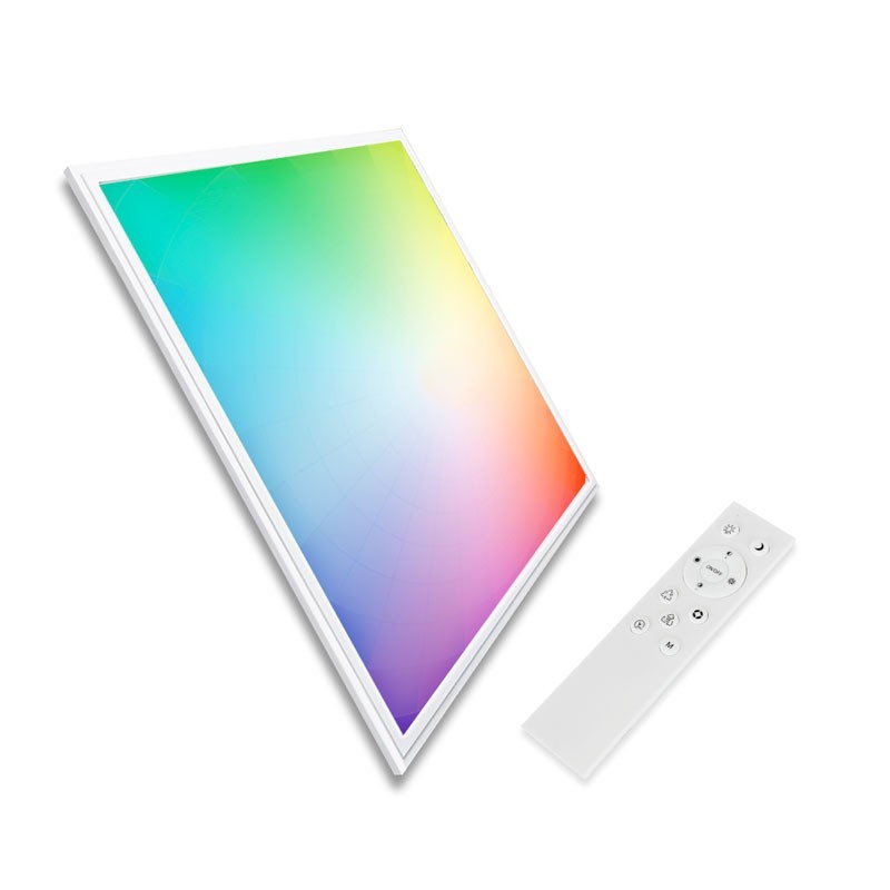 Panel LED de superficie WIFI SMART RGB / RGBW + CCT - 60x60 cm - 40W - Con KIT de montaje
