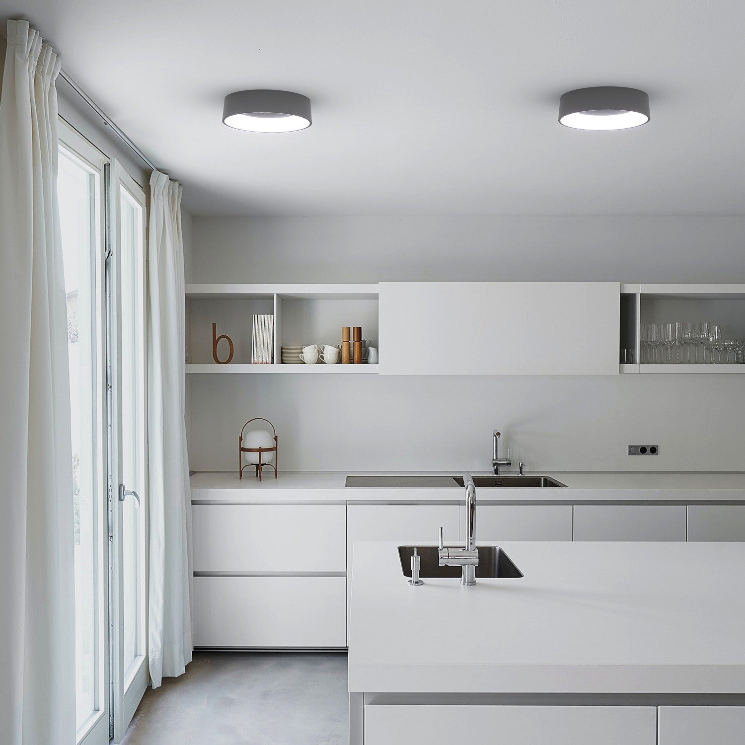 Lámpara de techo LED tipo plafón "ONCAMO 2" - CCT 3000K - 4000K - 27W