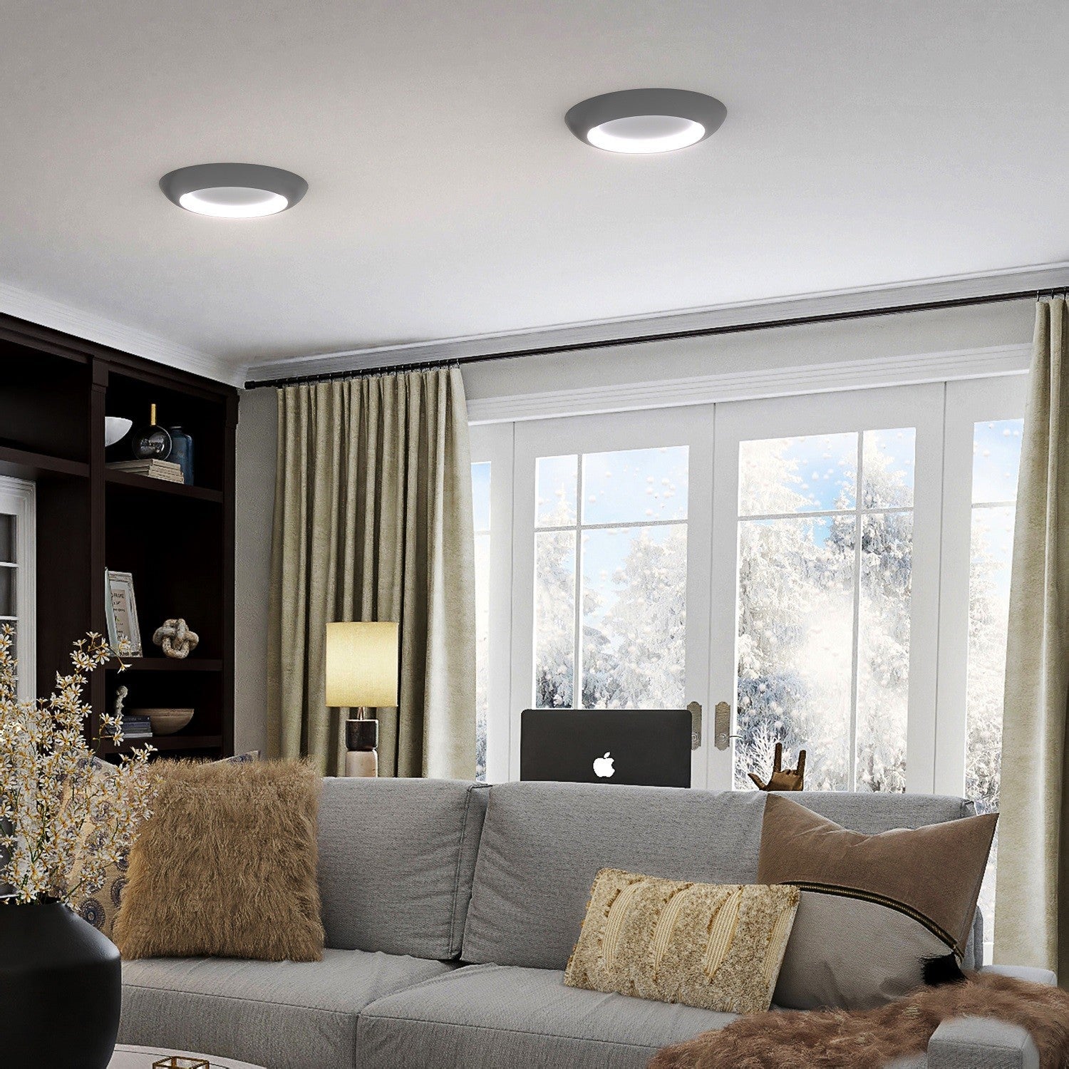Lámpara de techo LED tipo plafón "FAX" - CCT 3000K - 4000K - 21W