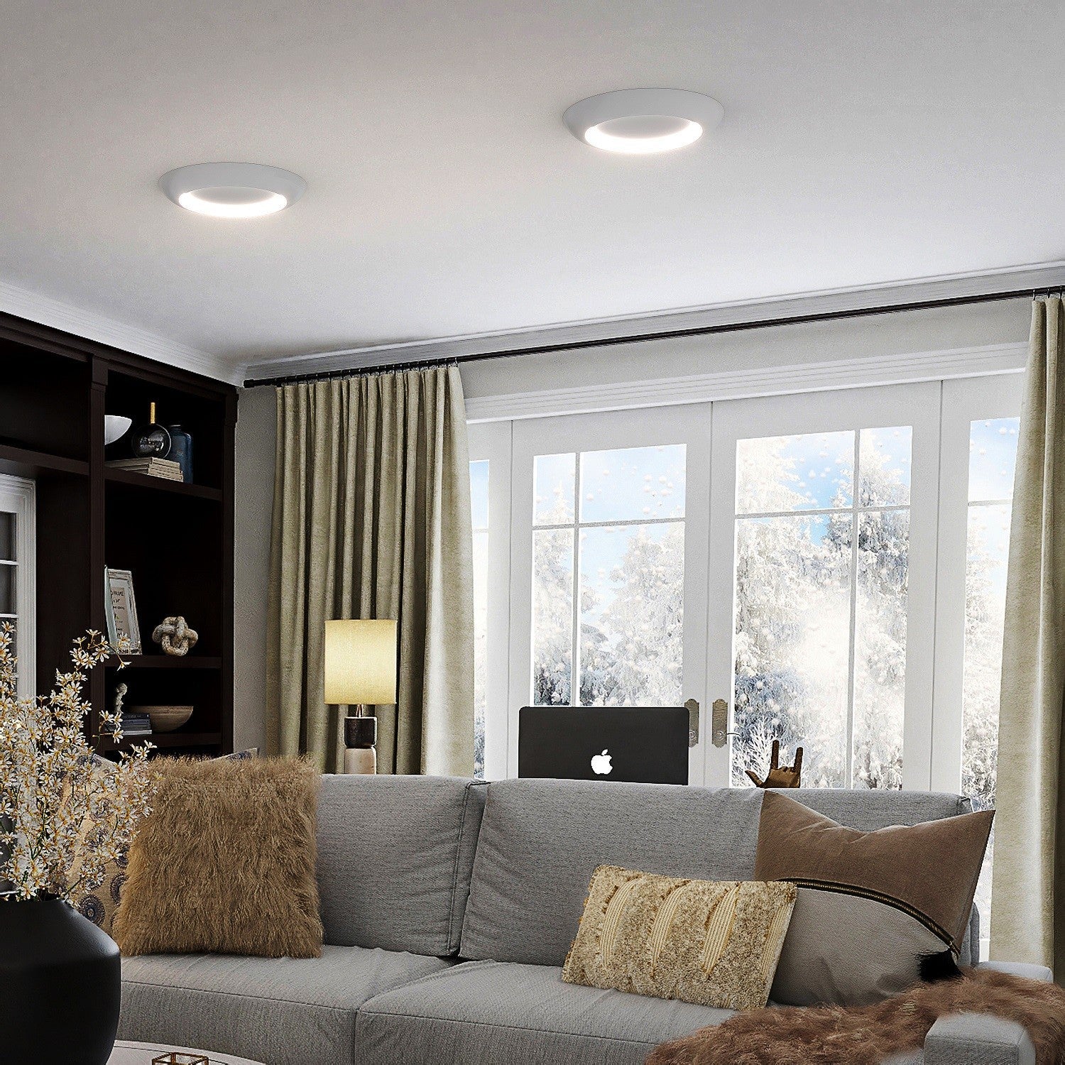 Lámpara de techo LED tipo plafón "FAX" - CCT 3000K - 4000K - 21W