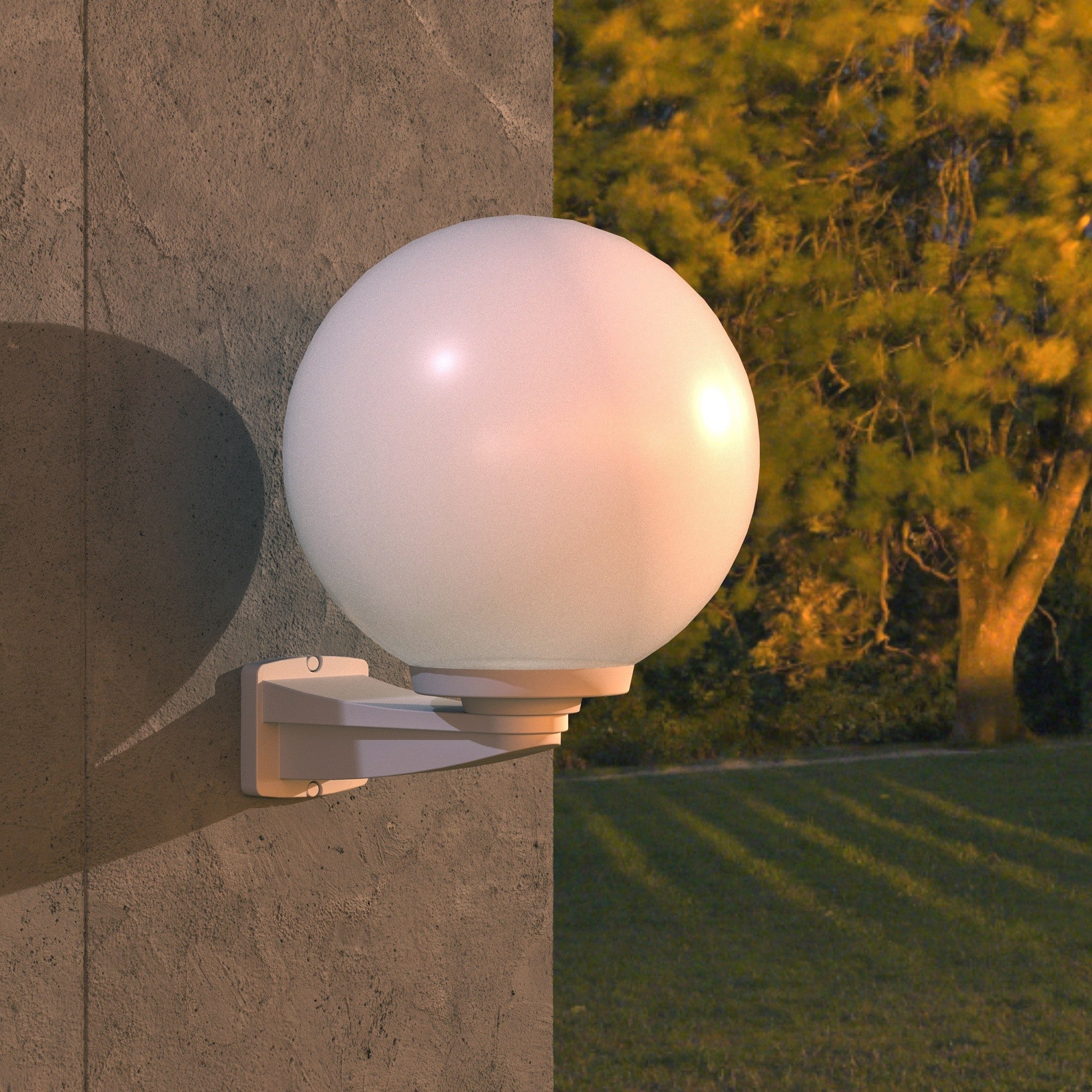 Aplique de pared exterior esfera FUMAGALLI "Nardo/G250" - E27