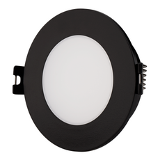 Aro downlight estanco circular para bombilla GU10 / MR16 - Difusor opal - Corte Ø 75-80 mm - IP54