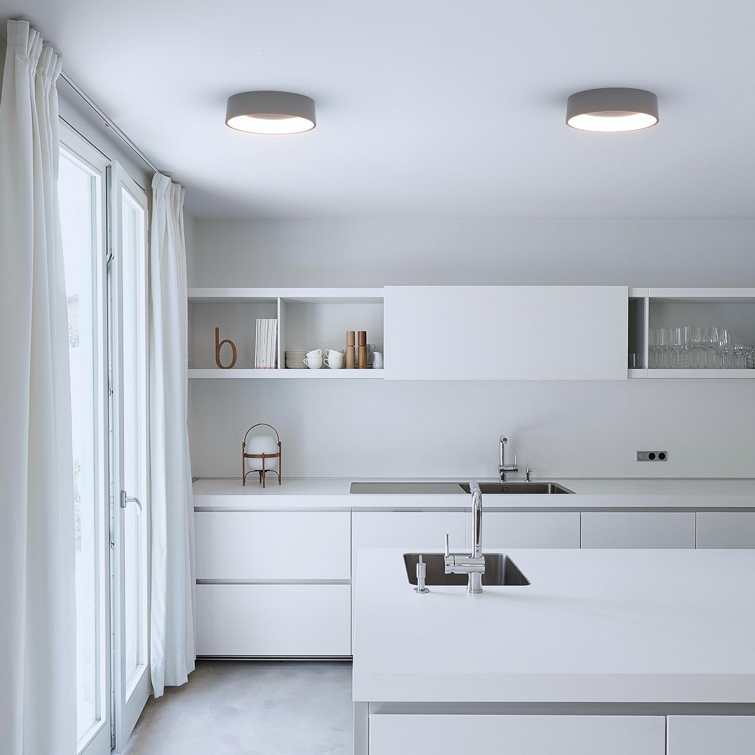Lámpara de techo LED tipo plafón "ONCAMO 2" - CCT 3000K - 4000K - 27W