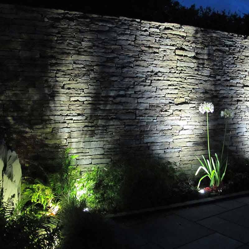 Foco LED Empotrable en suelo 18W 12V-DC IP67 Blanco cálido 3000K