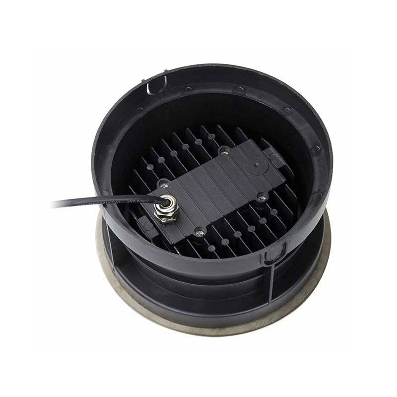 Foco LED Empotrable en suelo 18W 12V-DC IP67 Blanco cálido 3000K