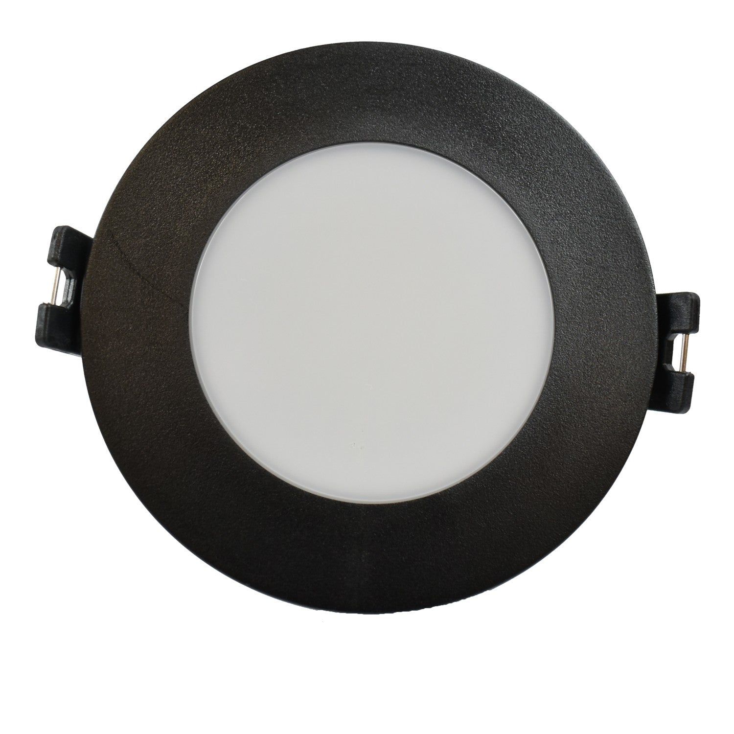 Aro downlight estanco circular para bombilla GU10 / MR16 - Difusor opal - Corte Ø 75-80 mm - IP54