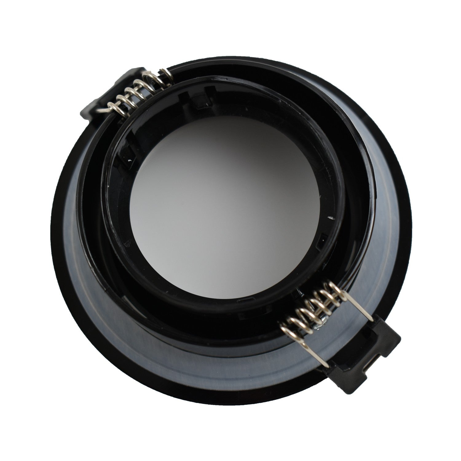 Aro downlight estanco circular para bombilla GU10 / MR16 - Difusor opal - Corte Ø 75-80 mm - IP54