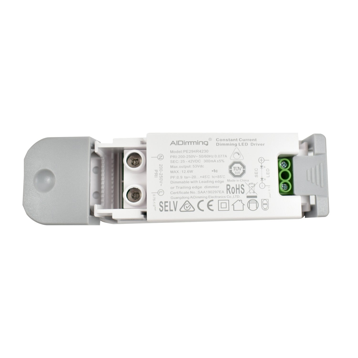 Driver regulable TRIAC corriente constante 25-42V 12.6W 300mA
