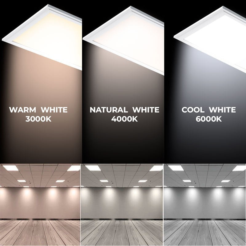 Pack de 8 paneles LED slim 120X30 cm -  Driver Philips - 44W - UGR19 - IP40
