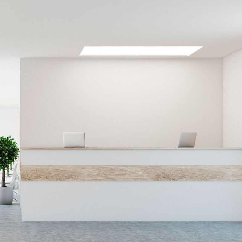 Pack de 8 paneles LED slim 120X30 cm -  Driver Philips - 44W - UGR19 - IP40