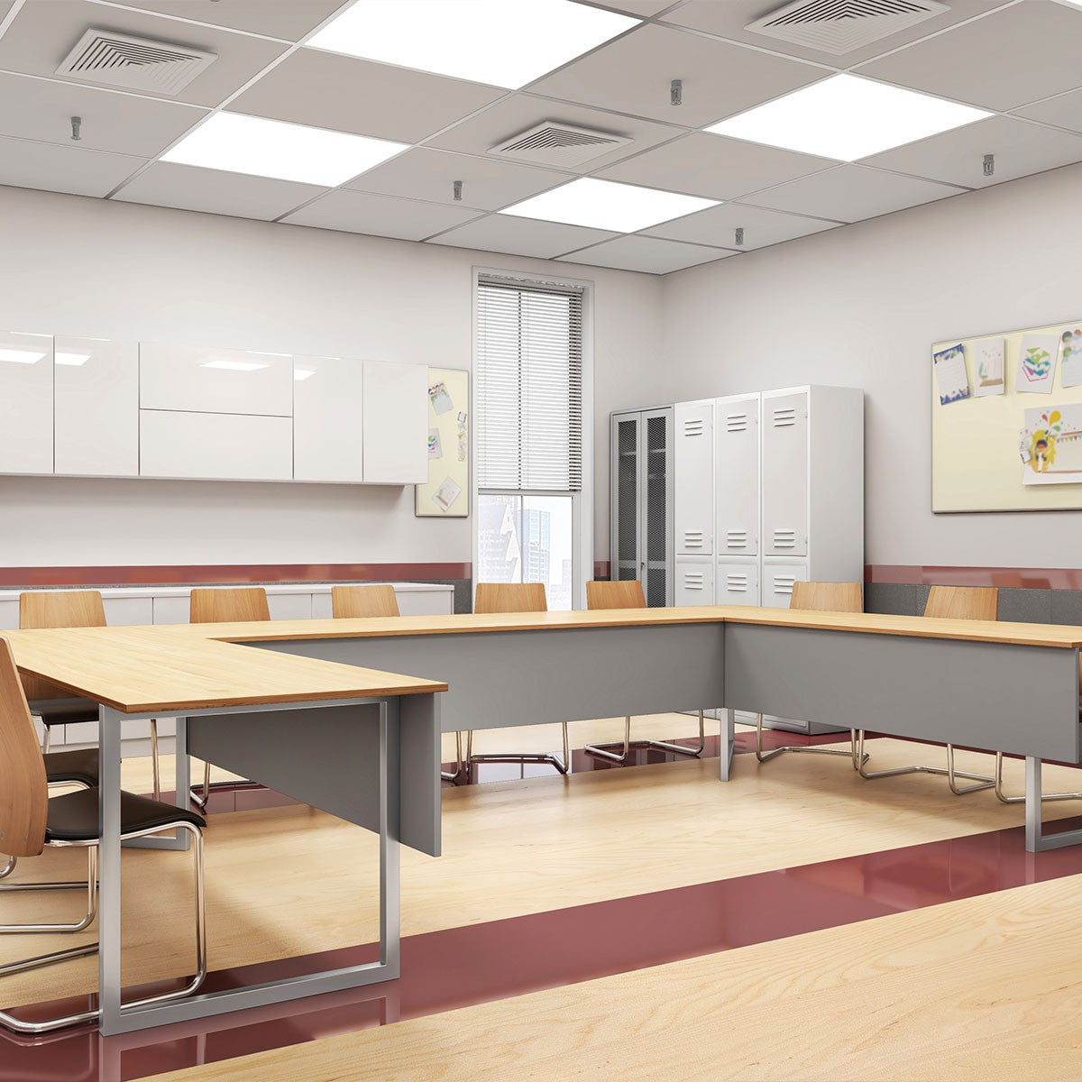 Panel LED slim CCT regulable con mando - 60x60cm - 40W