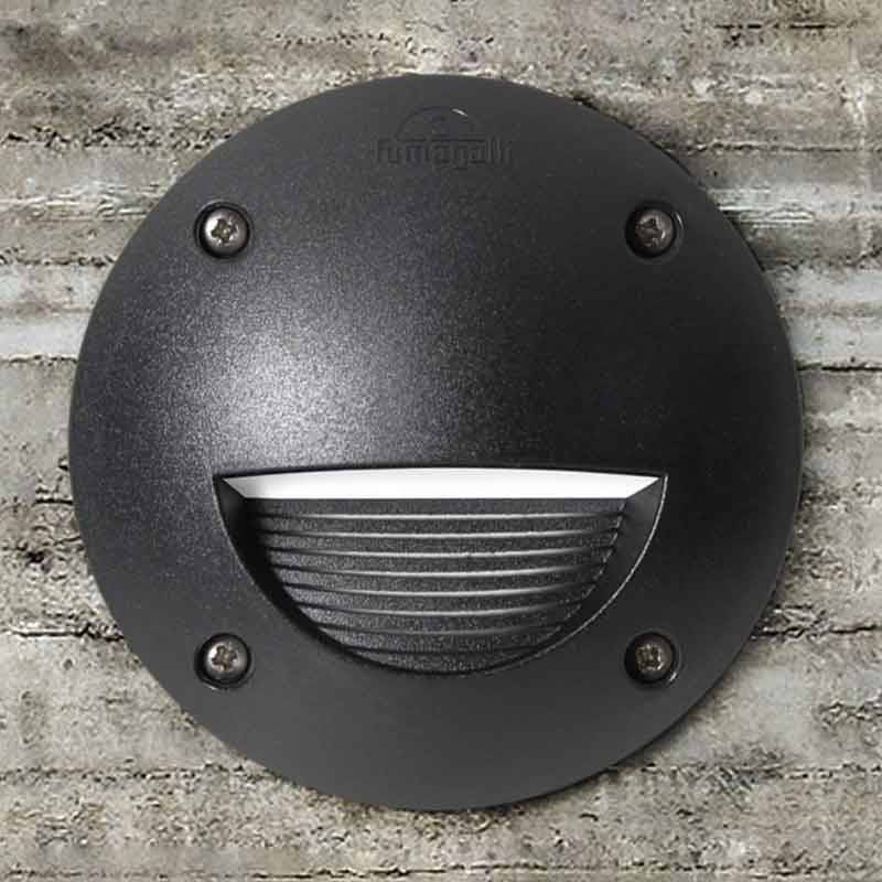 Baliza empotrable LED FUMAGALLI "LETI 100 ROUND-ST" GX53 - 3W - IP66