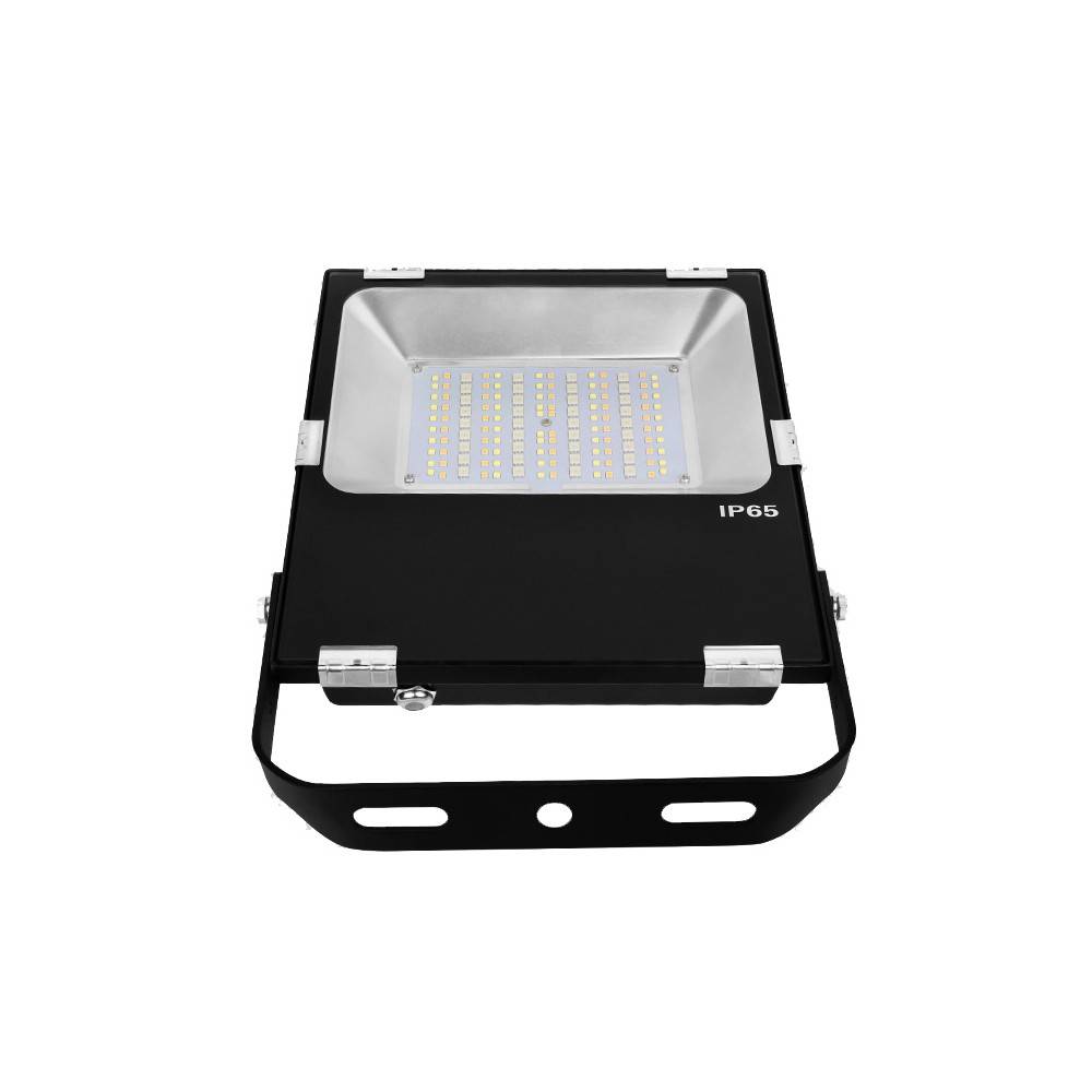 Foco proyector LED RGB+CCT 50W 4200lm - control por RF y WiFi - IP65 FUTT02