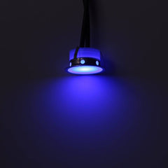 Kit 6 focos LED empotrables en suelo Ø40x20mm 0,4W 12V-DC IP67