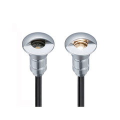 Kit de 6 luces de escalera 0,6W 12V-DC Ø26x41mm