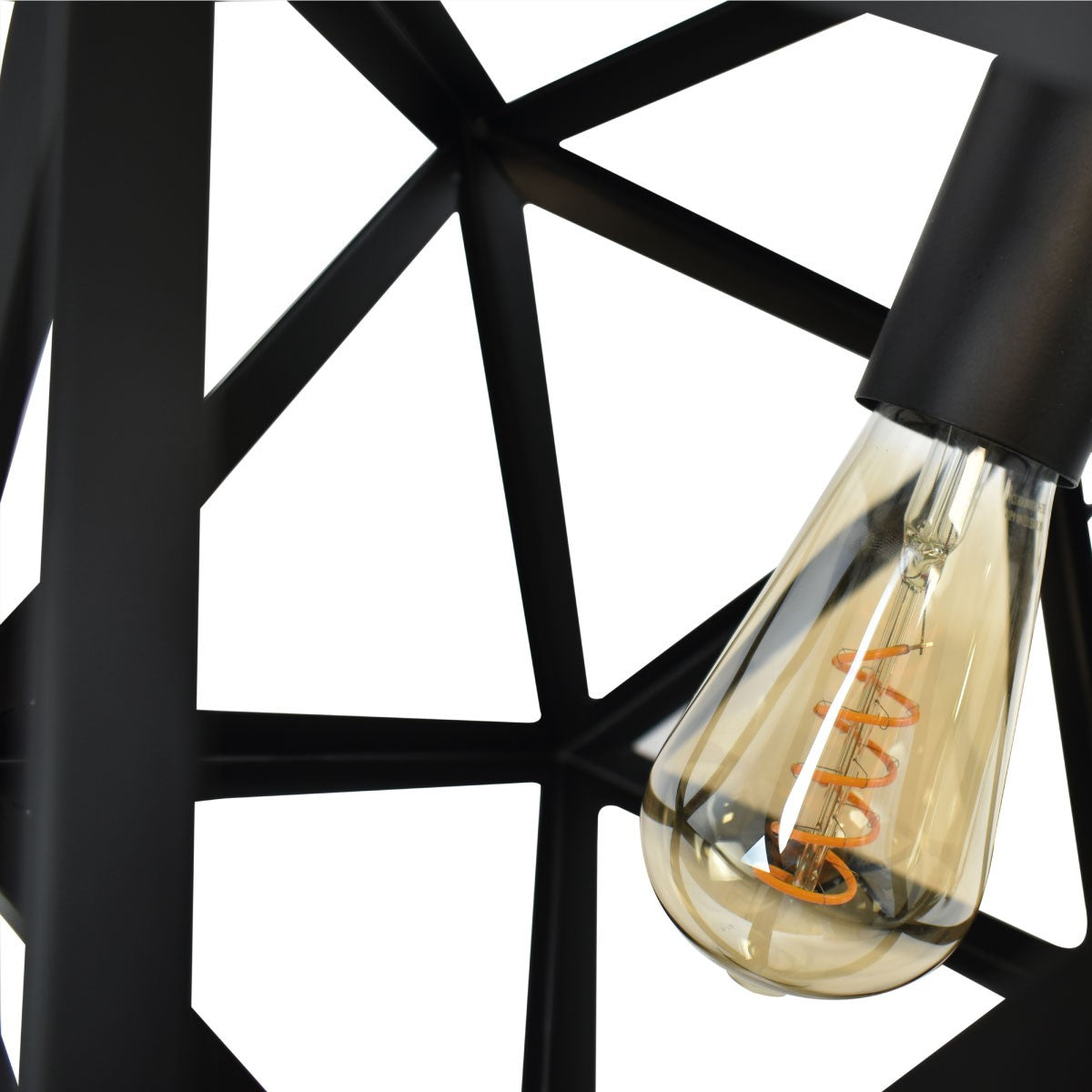 Lámpara colgante icosaedro nórdica "KODA"