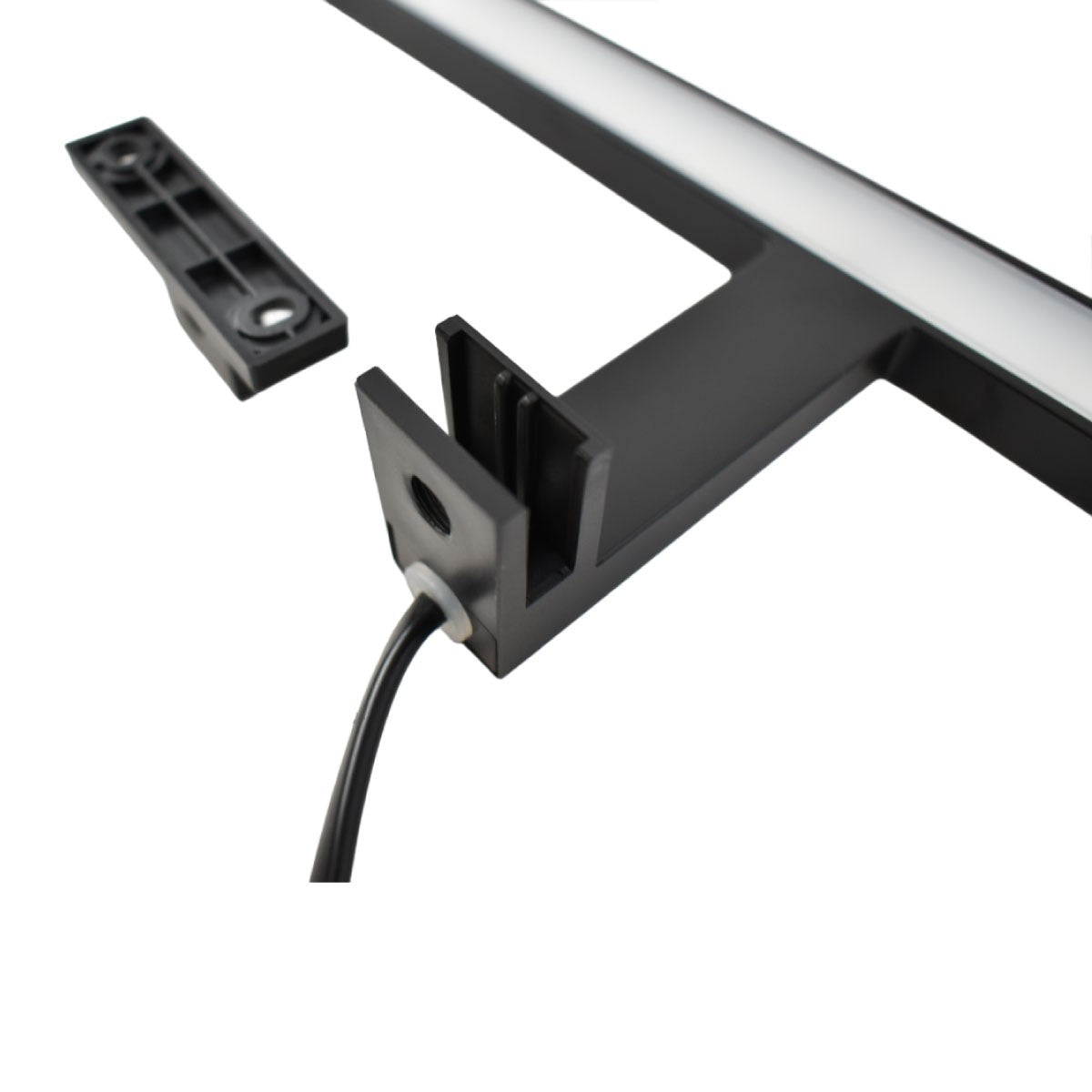 Aplique espejo baño LED - 30cm - 5W | Fijación en espejo y mueble