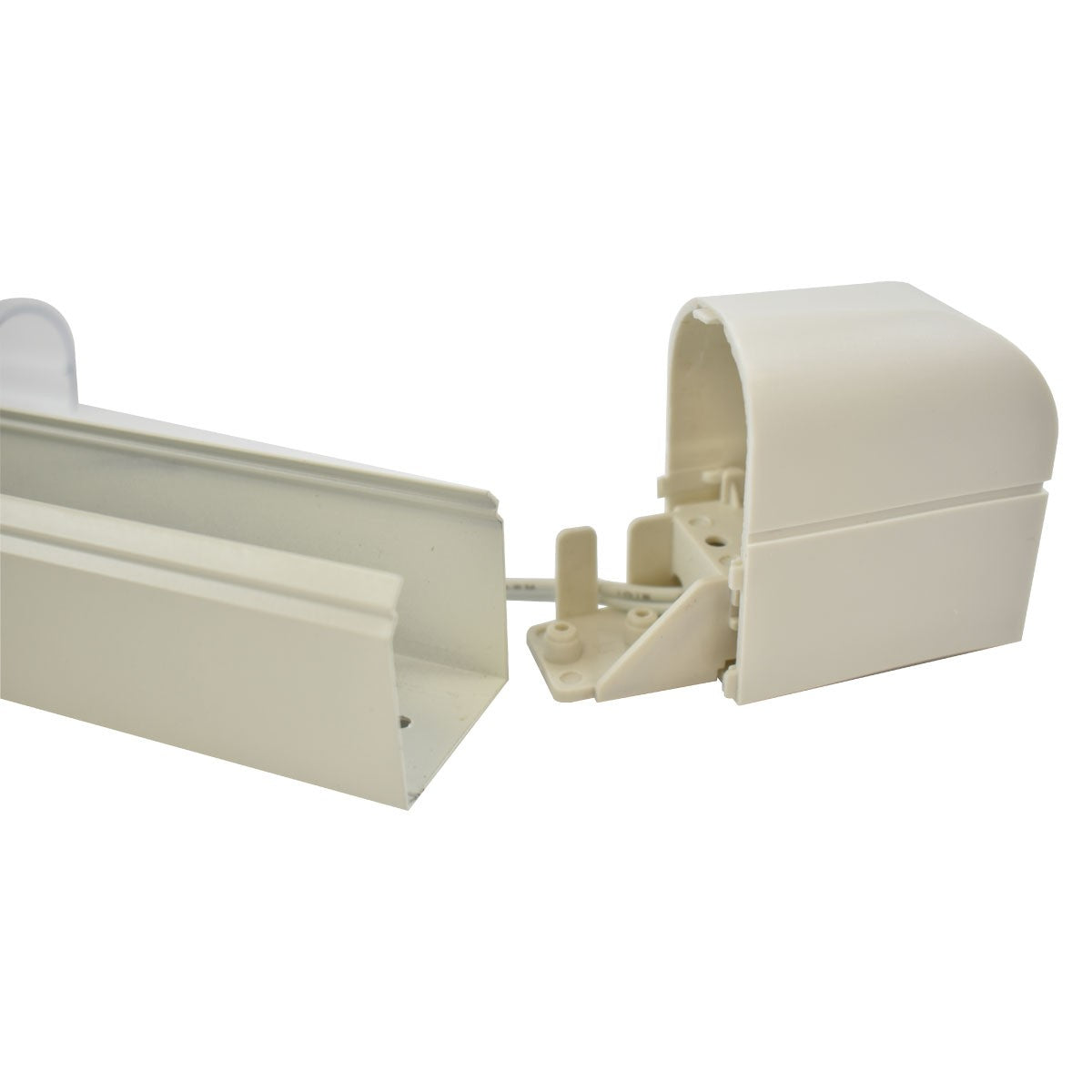 Regleta para tubo LED T8 con difusor - 120cm