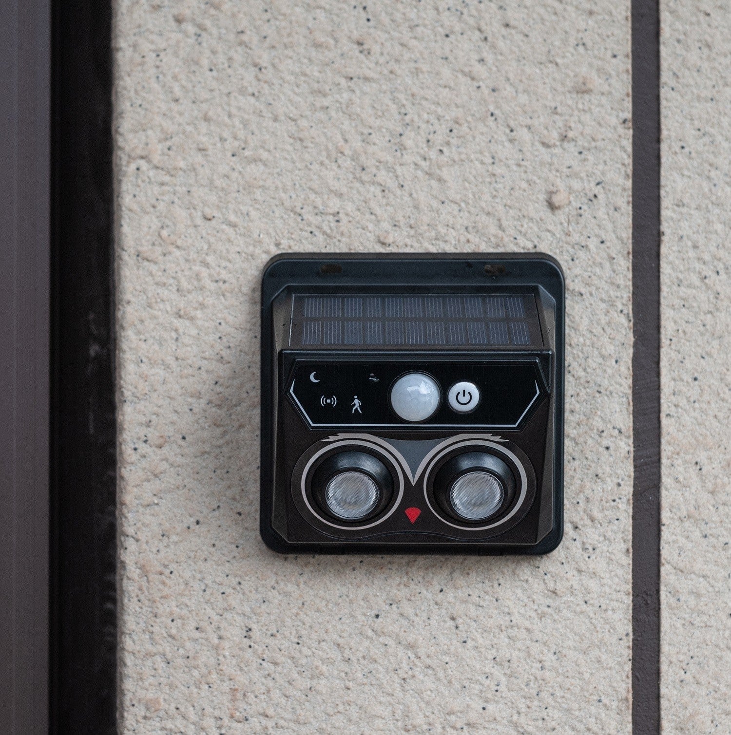 Aplique solar exterior de pared con sensor PIR - 1W (2x0,5W) - IP44