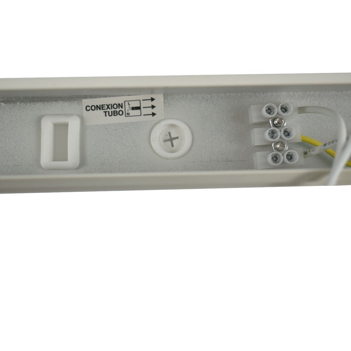 Regleta para tubo LED T8 con difusor - 120cm