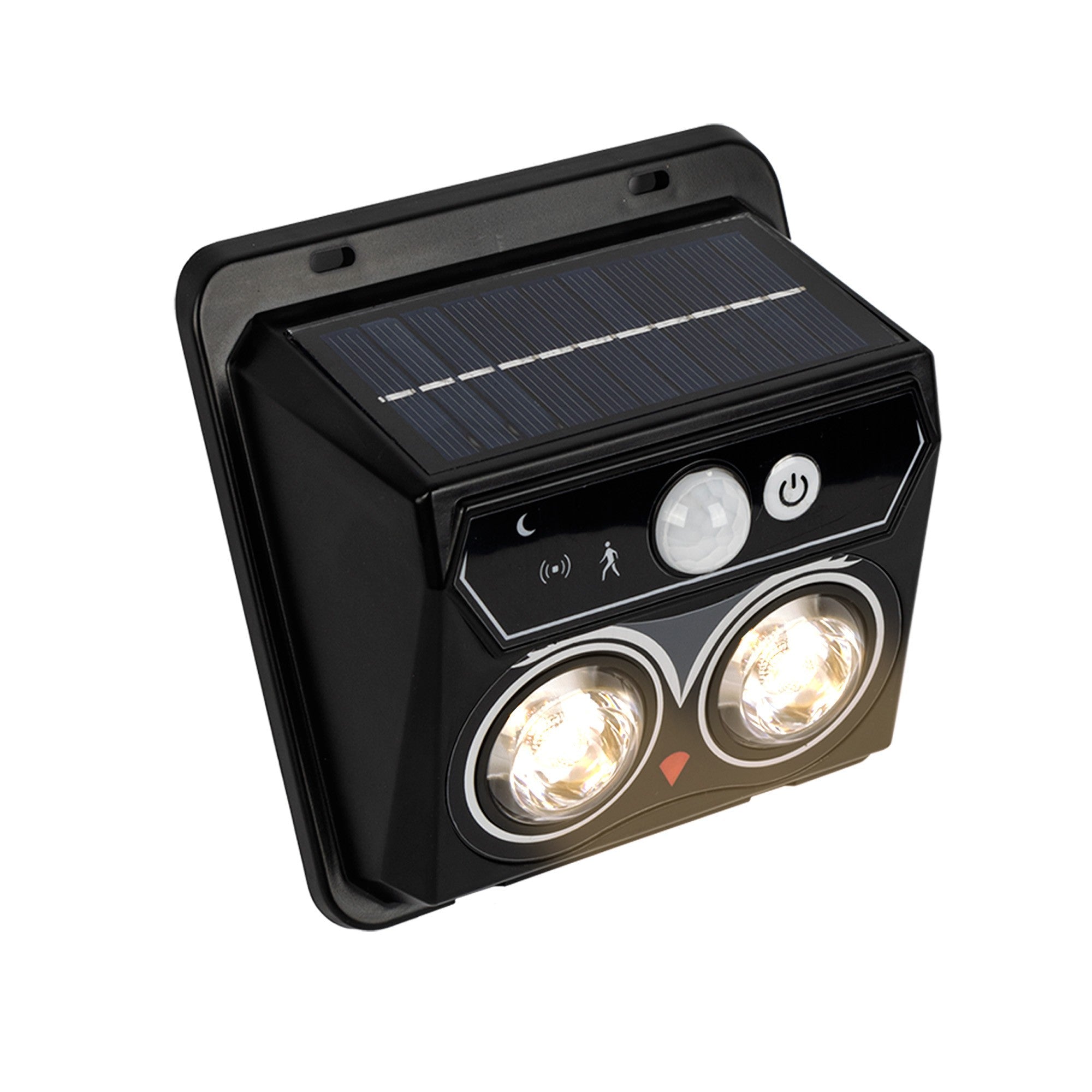 Aplique solar exterior de pared con sensor PIR - 1W (2x0,5W) - IP44