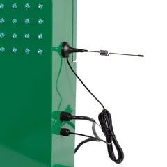 Cruz de farmacia LED monocolor verde - 80x80cm - Doble cara - Exterior