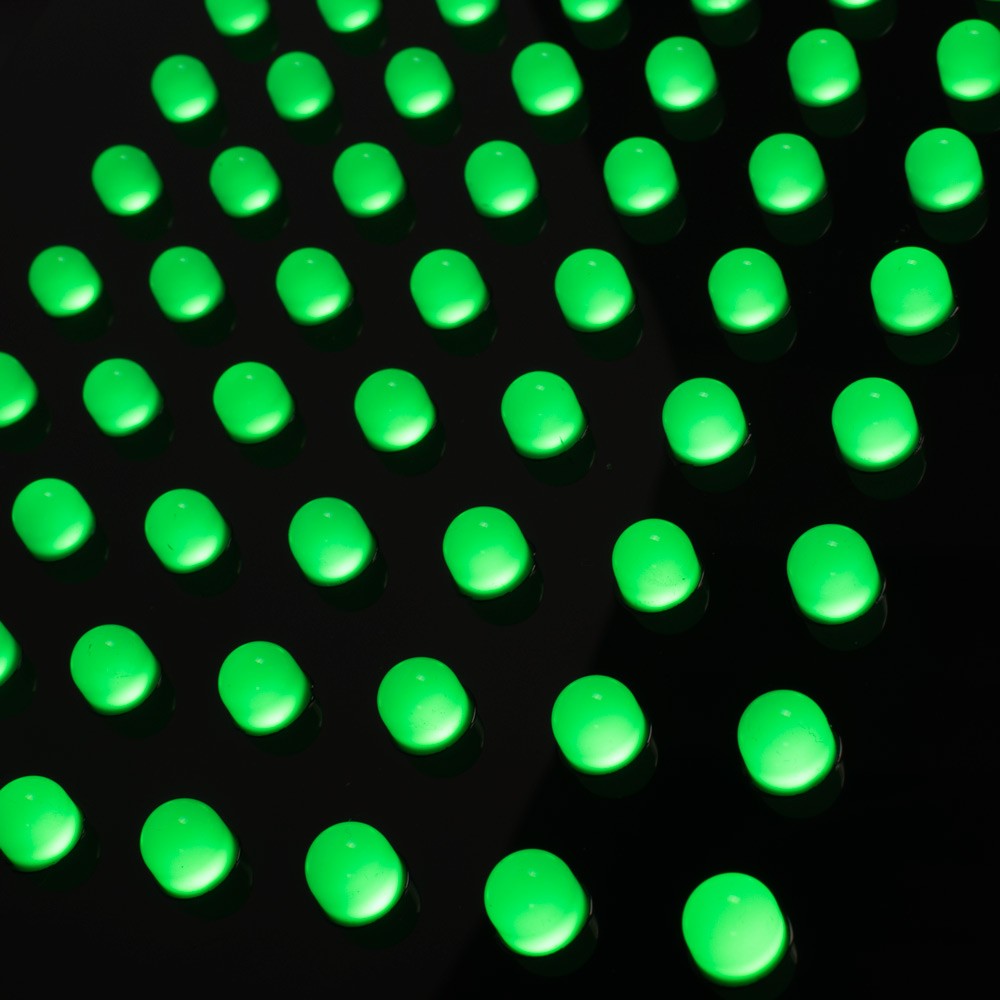 Cruz de farmacia LED monocolor verde - 60x60cm - Una cara - IP20
