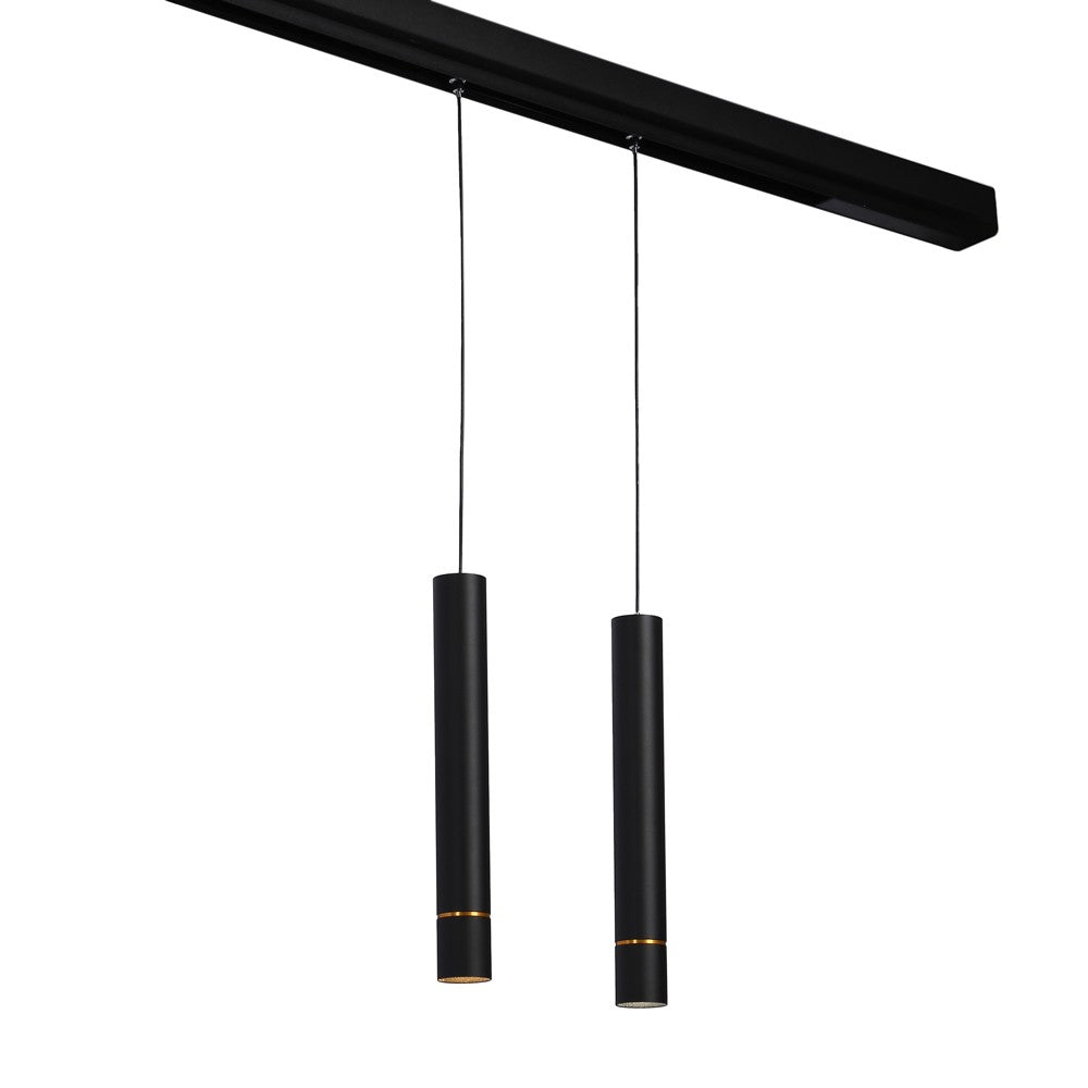 Foco de suspensión LED para carril magnético 48V - 8W - Línea dorada