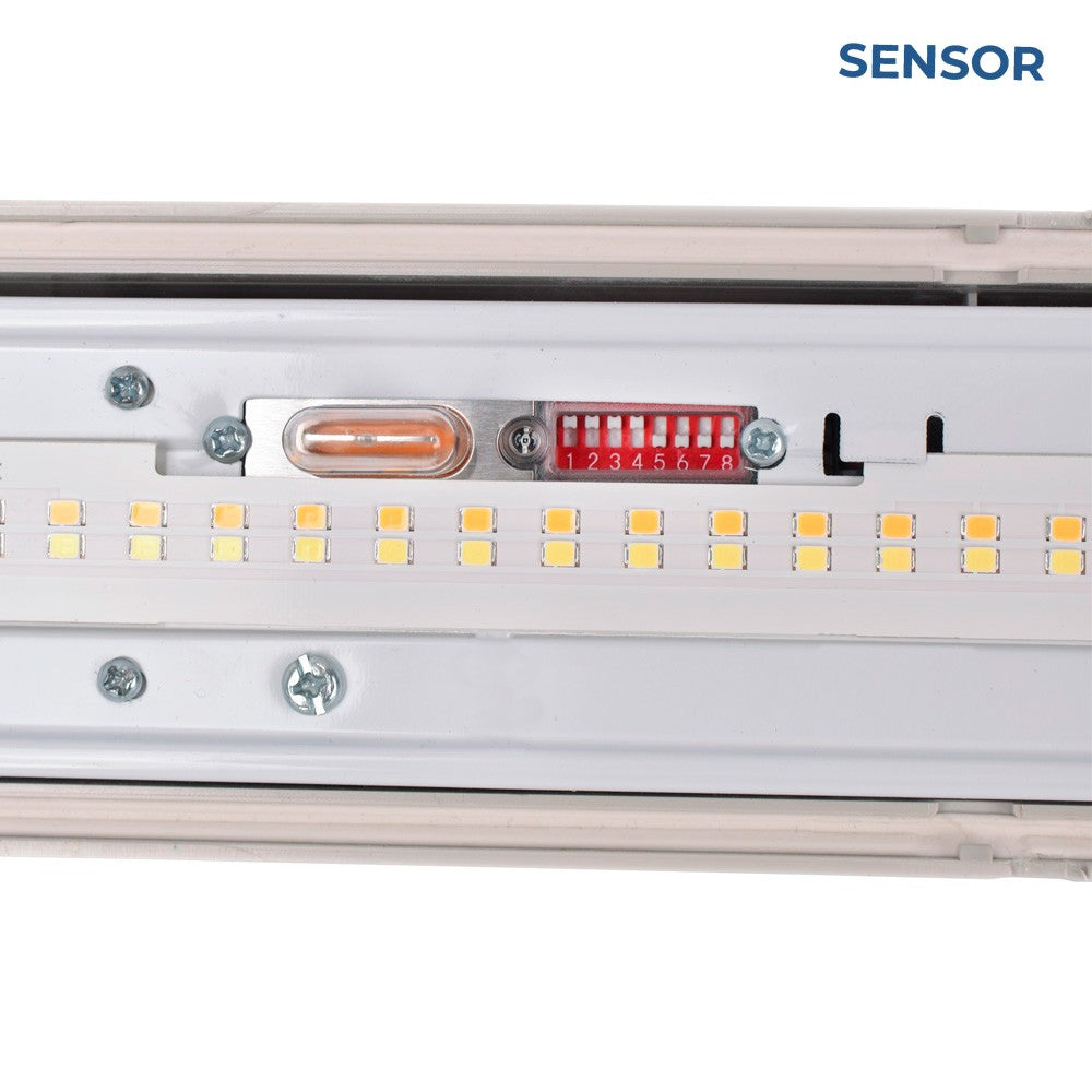 Pantalla estanca LED lineal conectable CCT con sensor de movimiento- 120cm - 40W - IP65