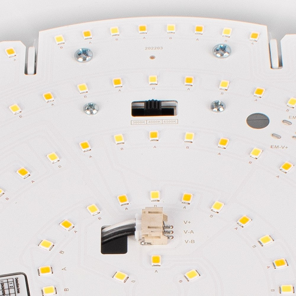 Plafón LED techo estanco CCT - Potencia ajustable 12W-16W - Ø30cm - IP65