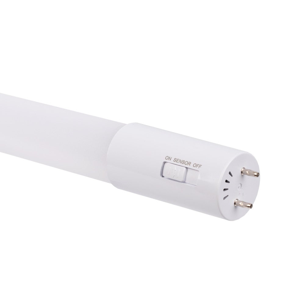 Tubo LED 60cm T8 con sensor de movimiento microondas - 9W - 100lm/w - 6000K