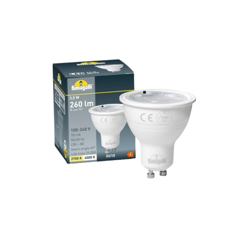Aplique de pared FUMAGALLI "Marta 90-1" - GU10 - IP55 - 3,5W