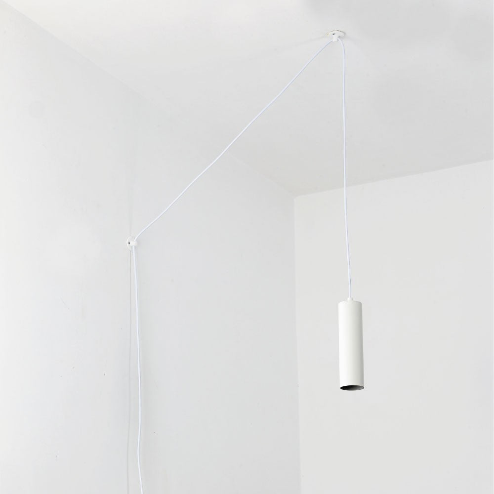Lámpara colgante minimalista con cable y enchufe "RIM" - GU10
