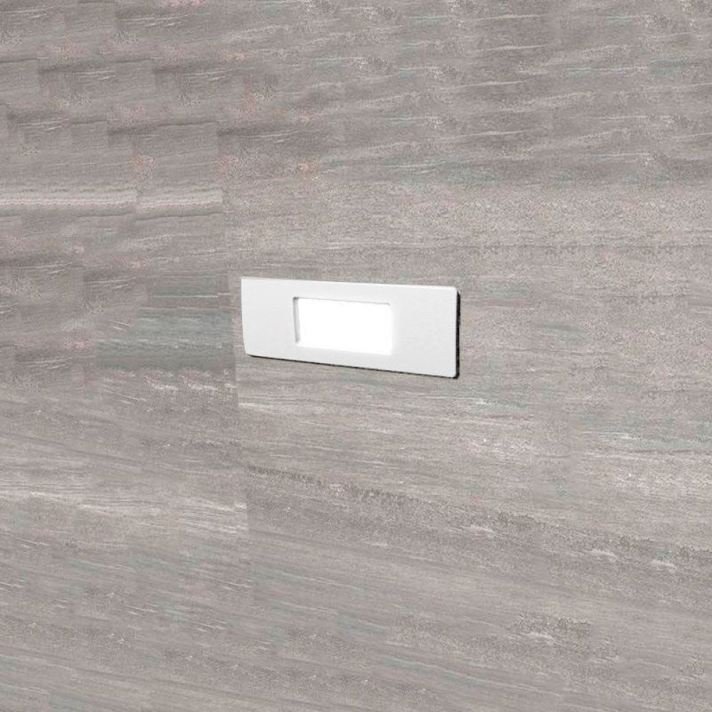 Baliza exterior LED empotrable pared Fumagalli "Nina 150" 3.5W -  IP55 - R7S - CCT