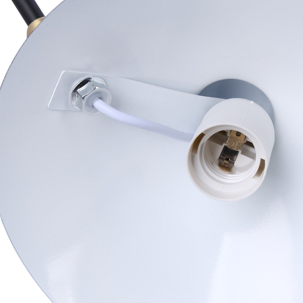 Aplique de pared de diseño "Louise" con interruptor y enchufe - 2xE27