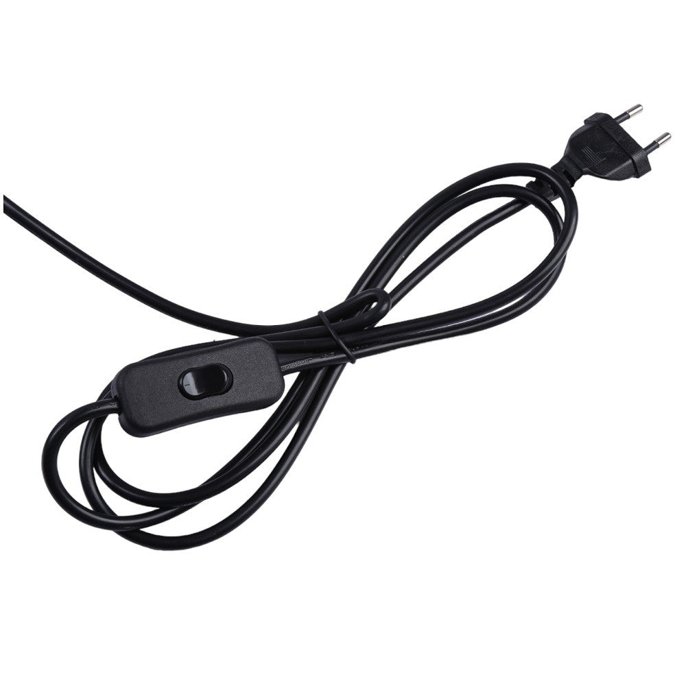 Aplique de pared de diseño "Louise" con interruptor y enchufe - 2xE27