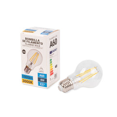 Bombilla LED filamento E27 A60 - 8W - Regulable