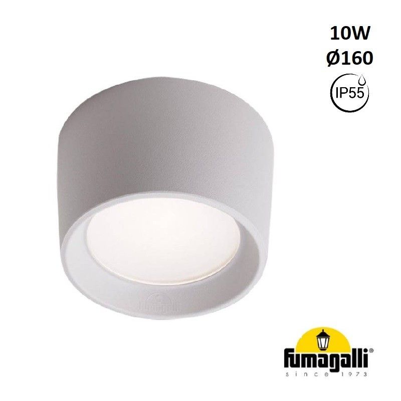 Aplique de techo exterior CCT "Livia 160" FUMAGALLI - 10W - GX53 - IP55