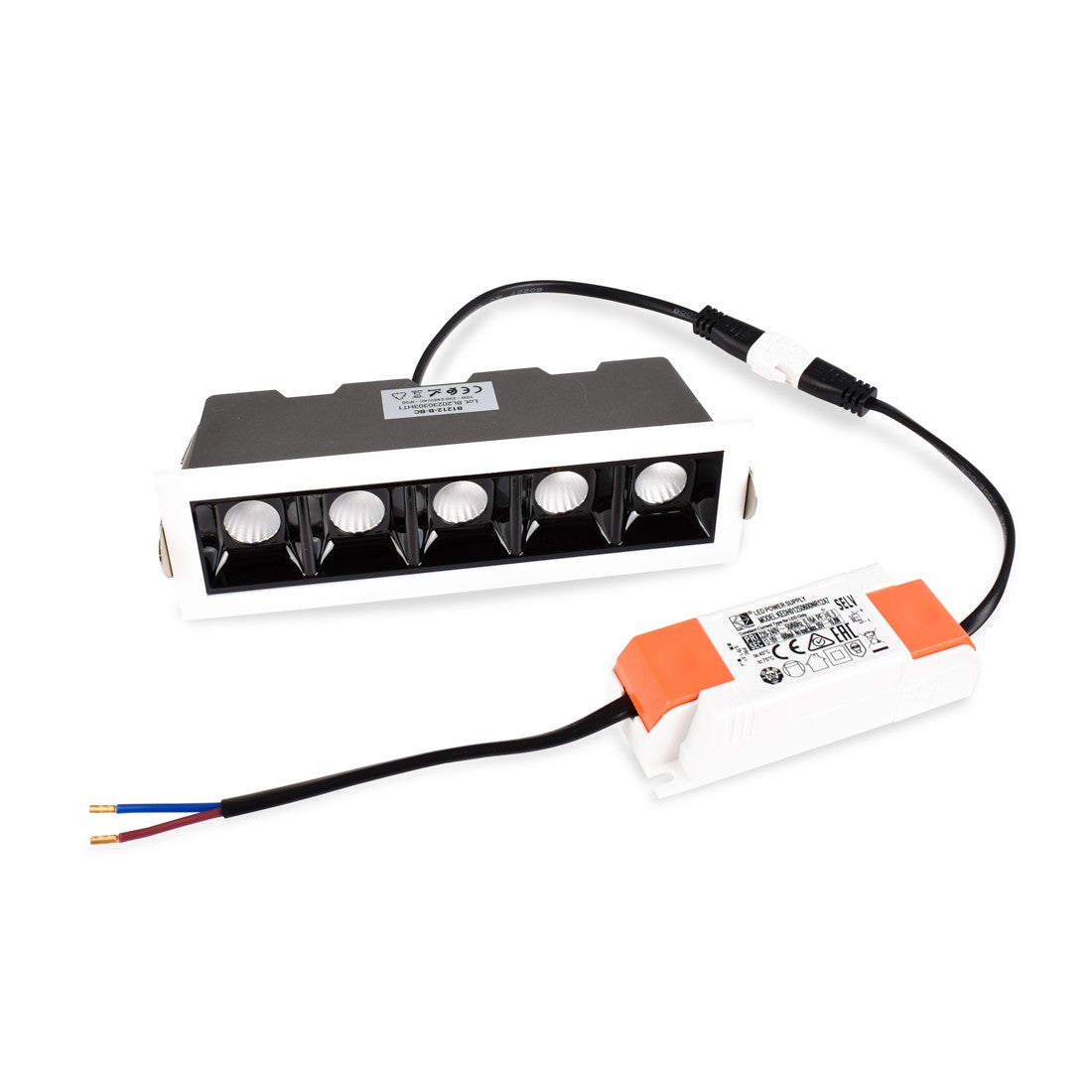 Foco lineal LED empotrable 10W - Chip OSRAM - UGR18 - CRI90