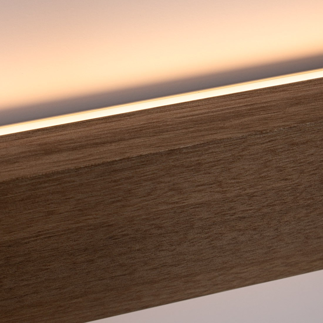 Aplique de pared lineal madera "Wooden" - Dimmable - 24W - 100cm